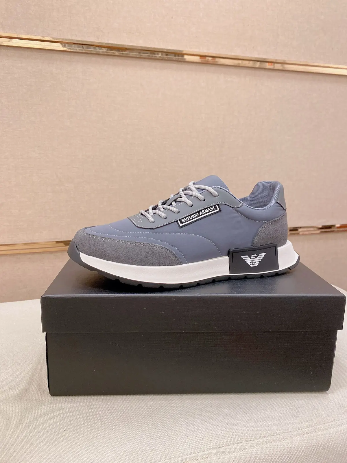 Armani Style Leather Men's Shoes Lookbook Reference image 1