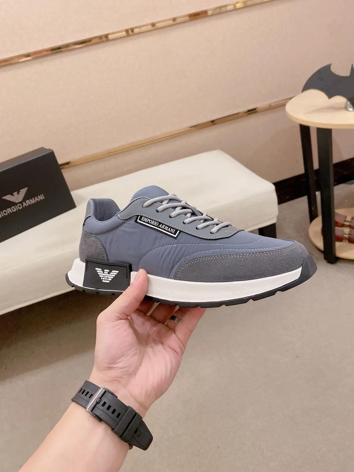 Armani Style Leather Men's Shoes Lookbook Reference image 4