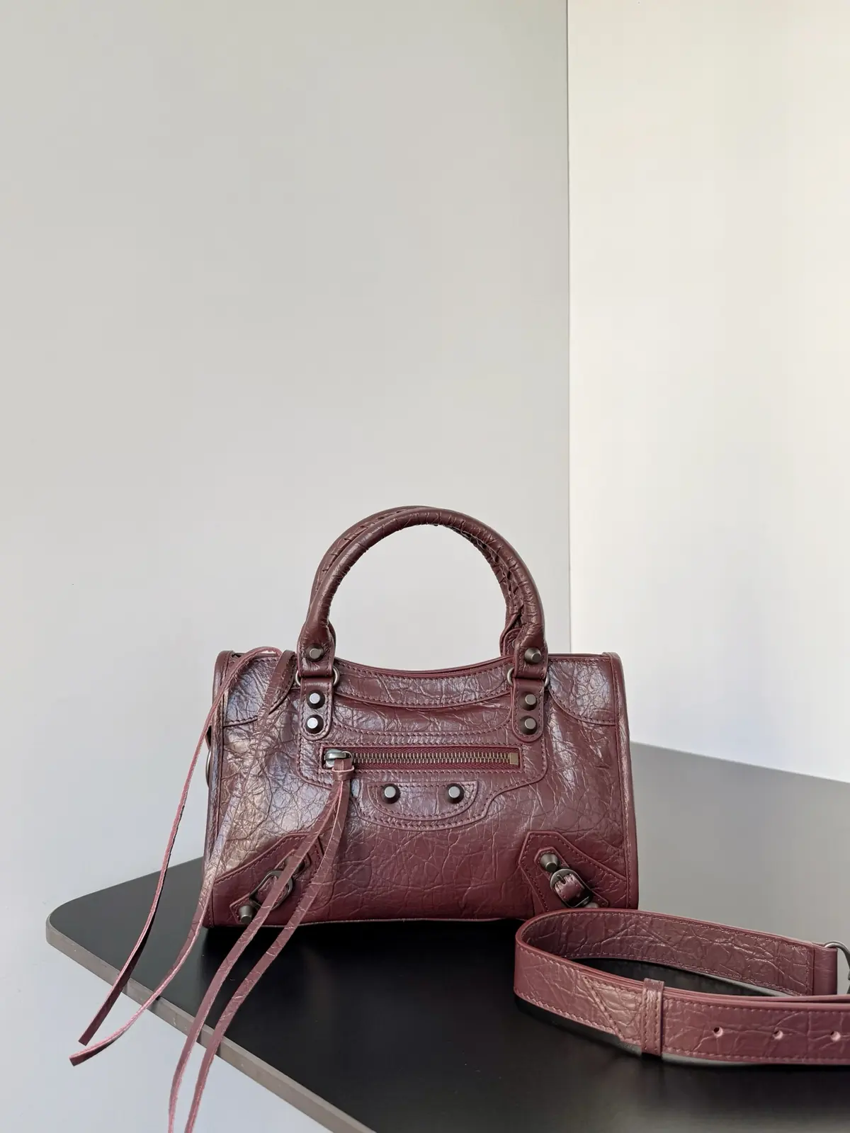 Balenciaga Style Beige Card Holder Lookbook Reference image 1