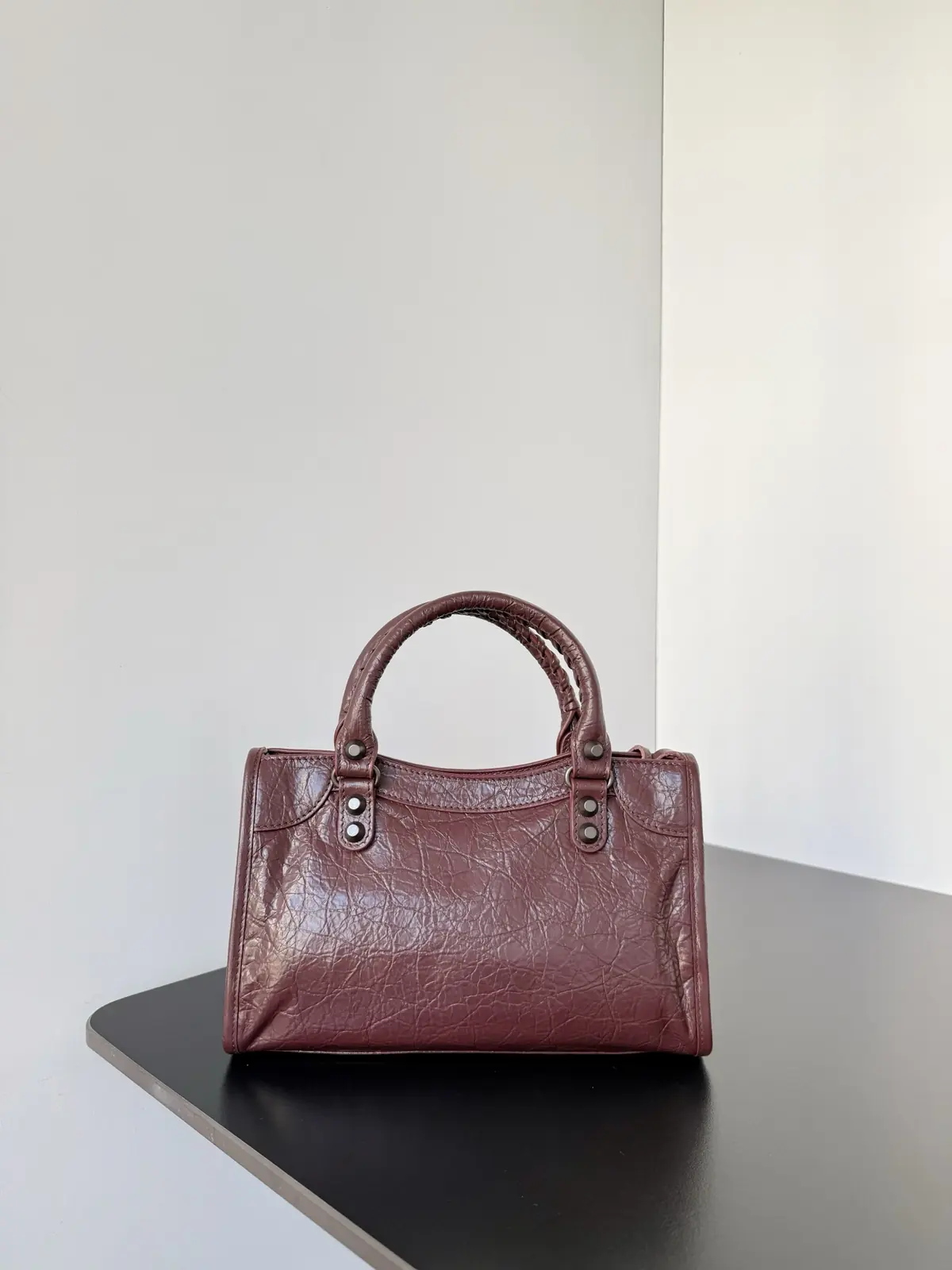 Balenciaga Style Beige Card Holder Lookbook Reference image 2