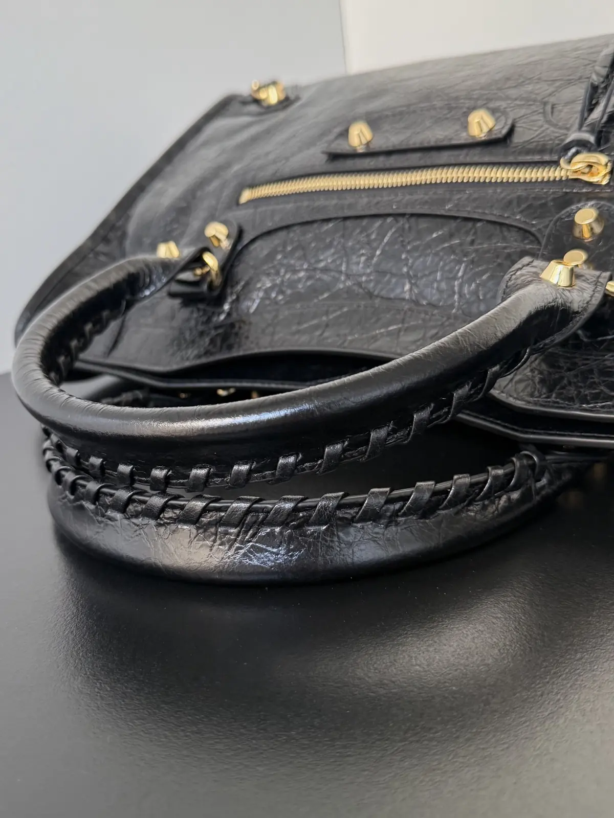 Balenciaga Style Beige Card Holder Lookbook Reference image 6