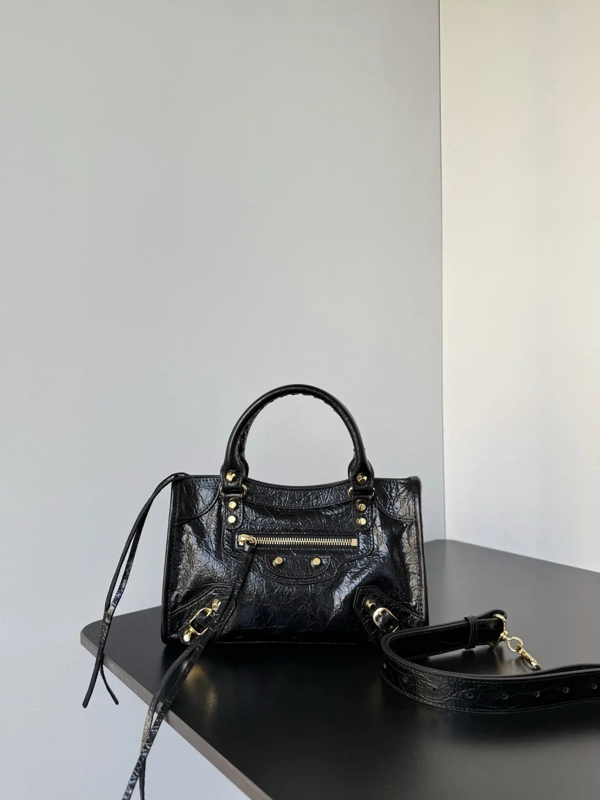 Balenciaga Style Beige Card Holder Lookbook Reference image 1