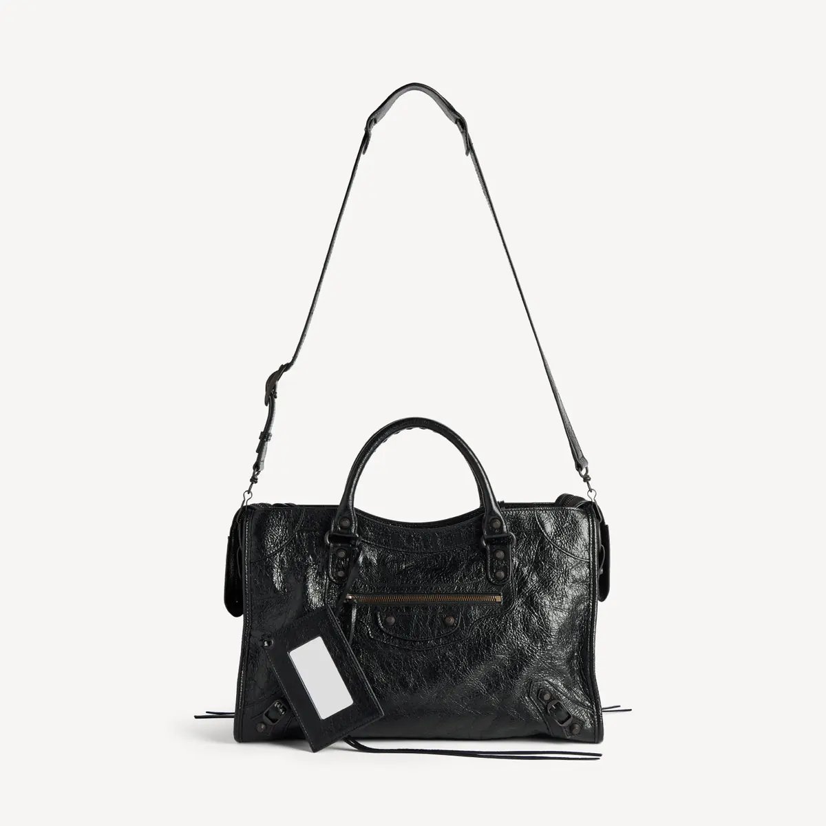 Balenciaga Style Black Bag Lookbook Reference image 4