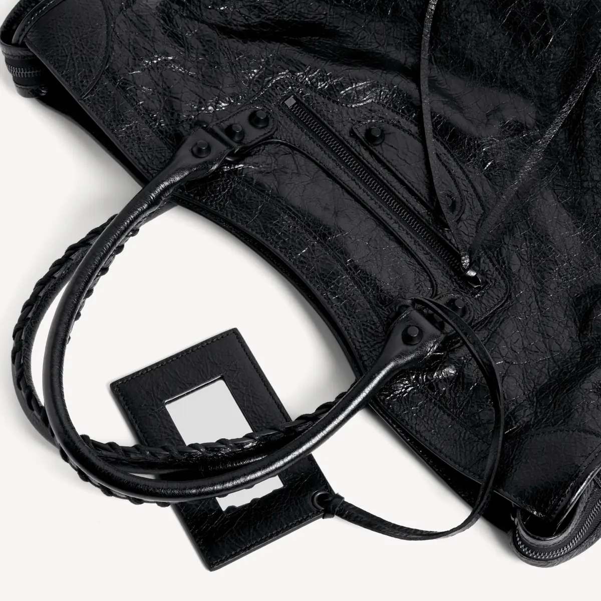 Balenciaga Style Black Bag Lookbook Reference image 6