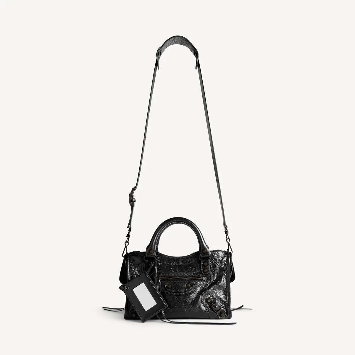 Balenciaga Style Black Bag Lookbook Reference image 4