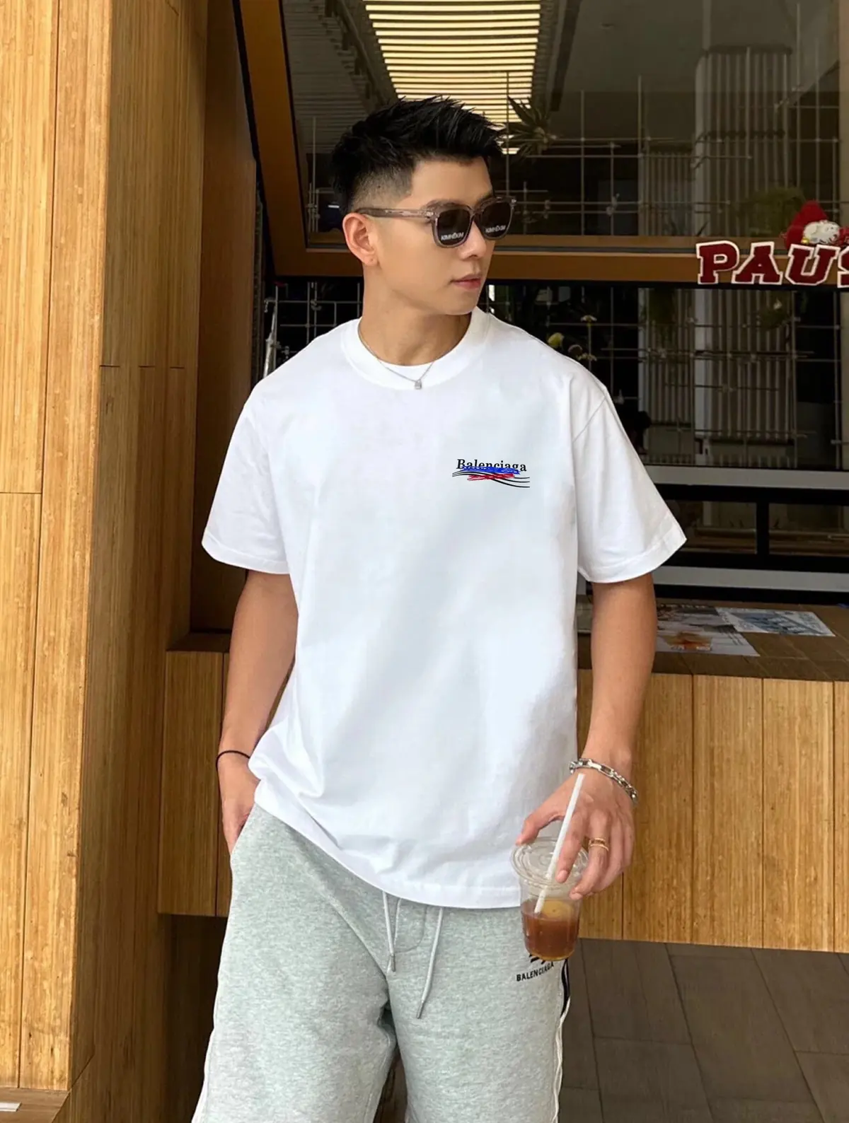 Balenciaga Style Black Denim Clothing Lookbook Reference image 1