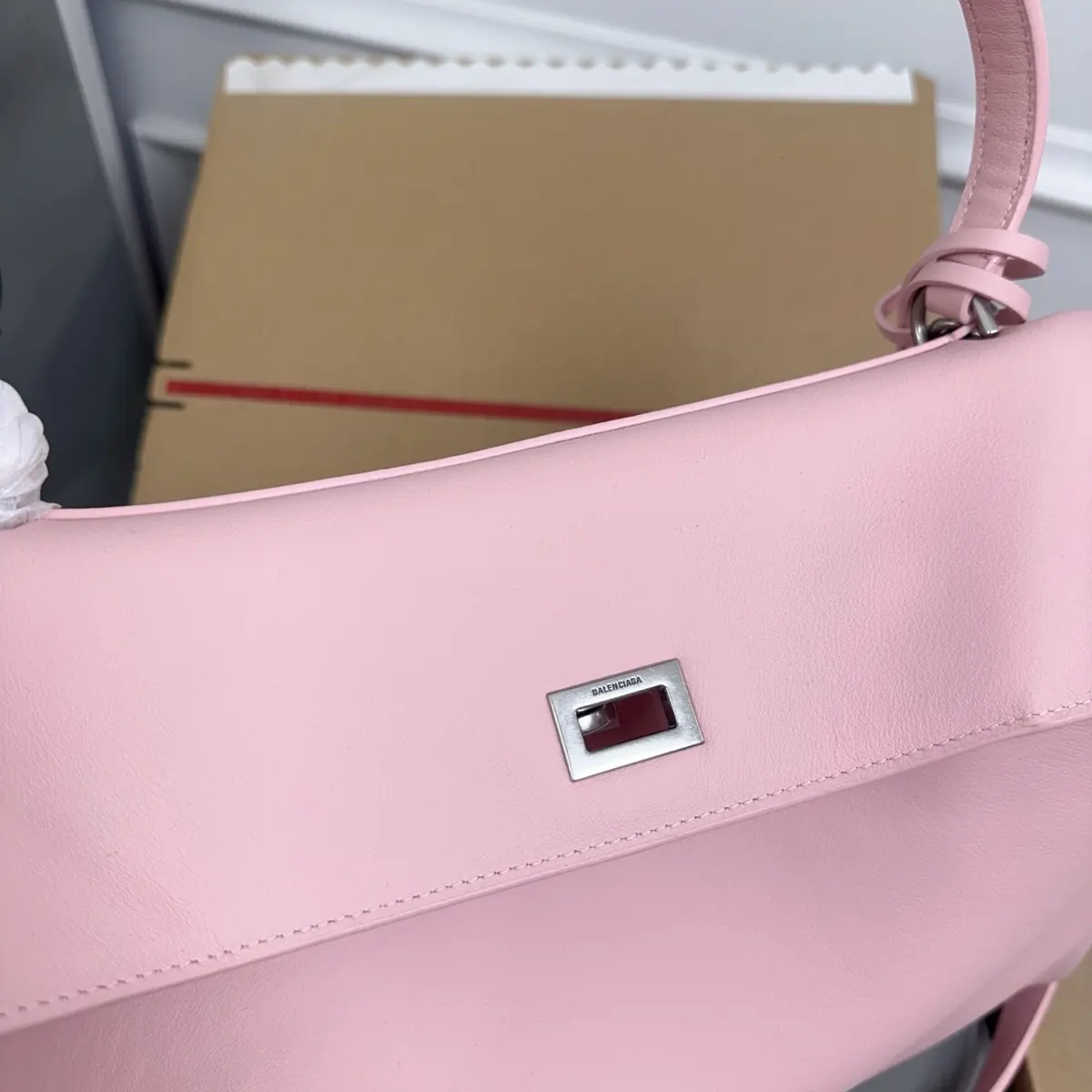 Balenciaga Style Black Leather Bags Lookbook Reference image 6