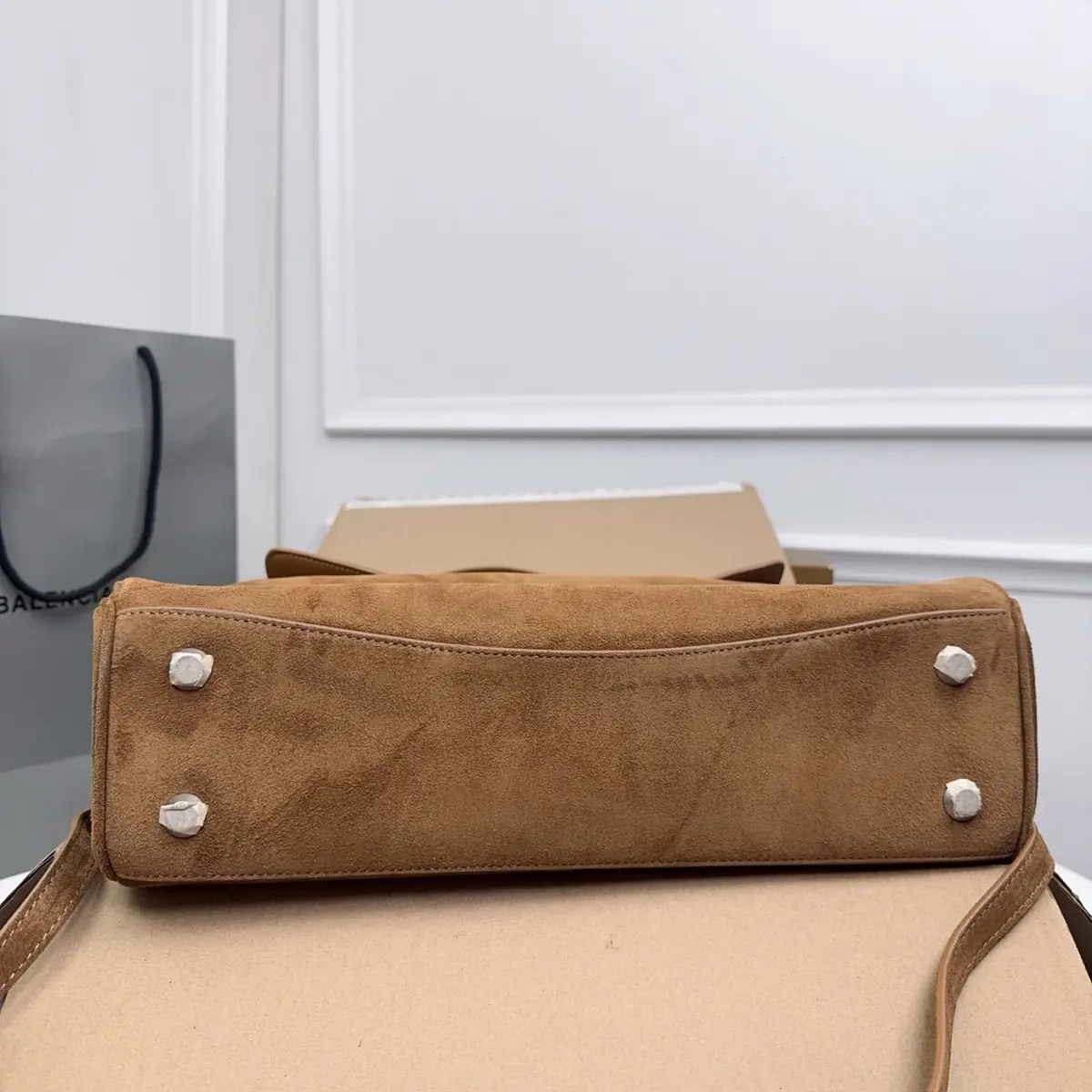 Balenciaga Style Black Leather Bags Lookbook Reference image 6