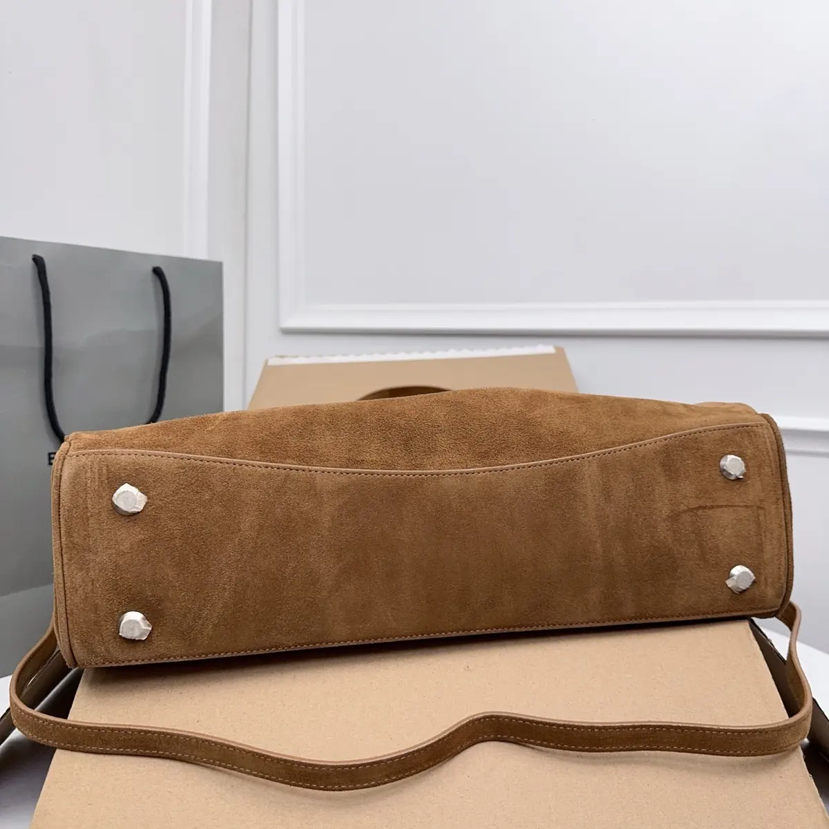 Balenciaga Style Black Leather Bags Lookbook Reference image 6
