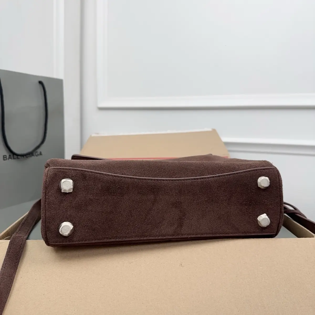 Balenciaga Style Black Leather Bags Lookbook Reference image 6