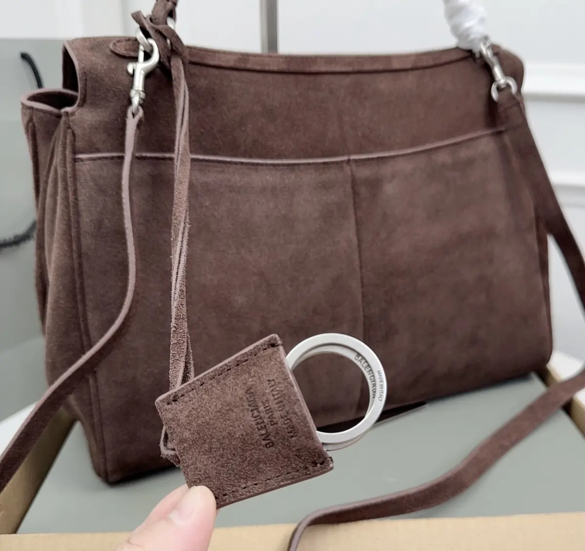 Balenciaga Style Black Leather Bags Lookbook Reference image 5