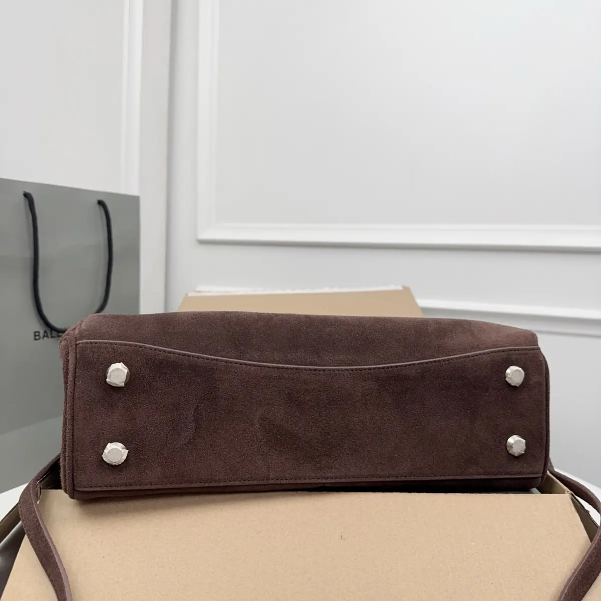 Balenciaga Style Black Leather Bags Lookbook Reference image 6