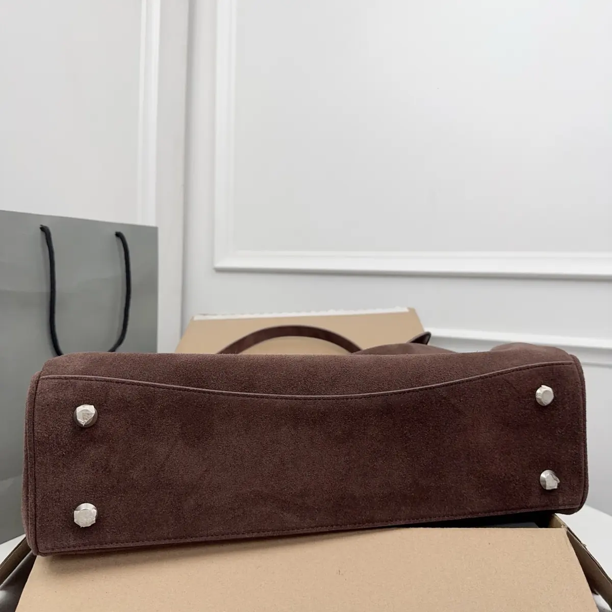 Balenciaga Style Black Leather Bags Lookbook Reference image 6