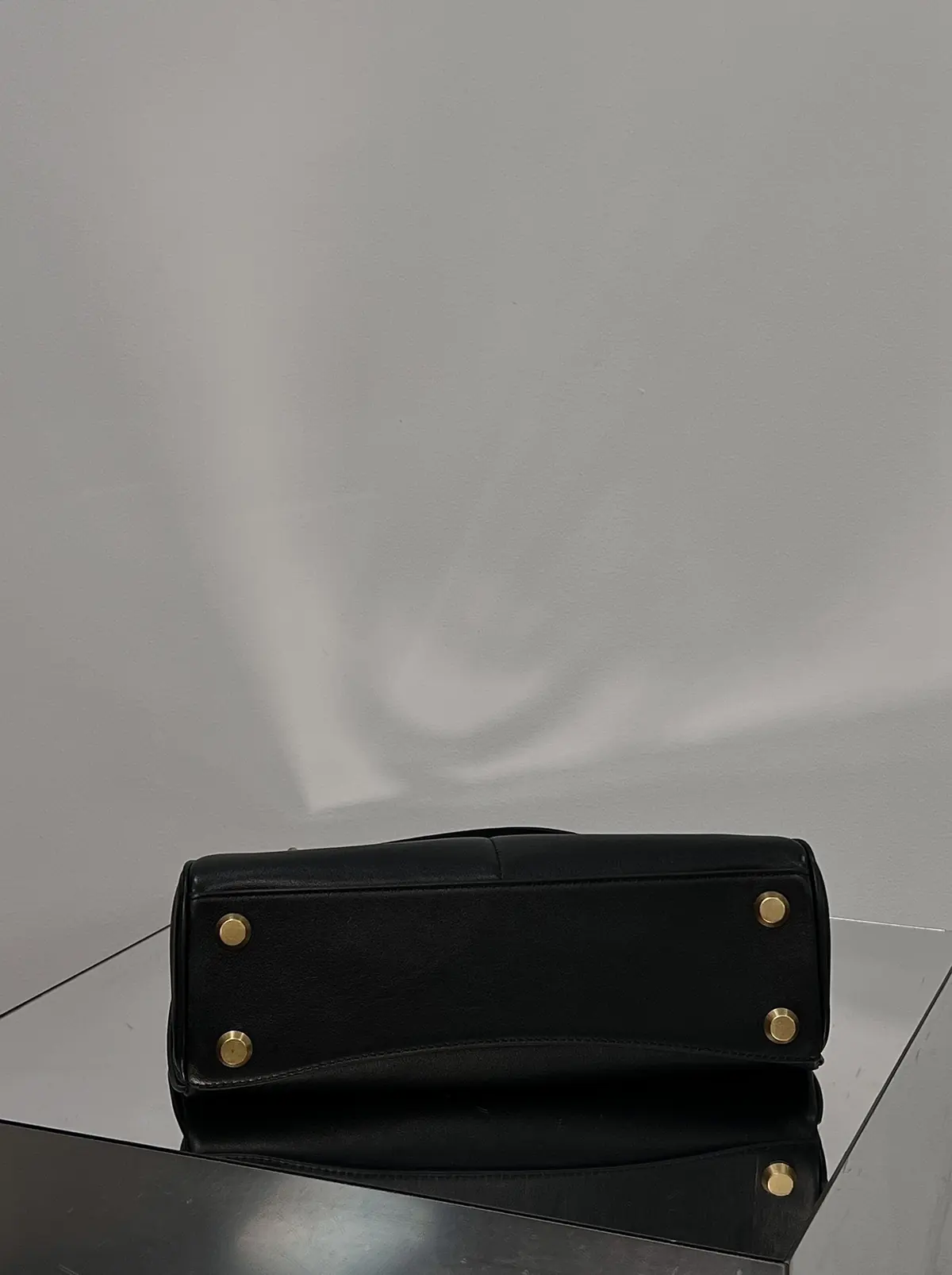 Balenciaga Style Black Leather Top Handle Bag Lookbook Reference image 4