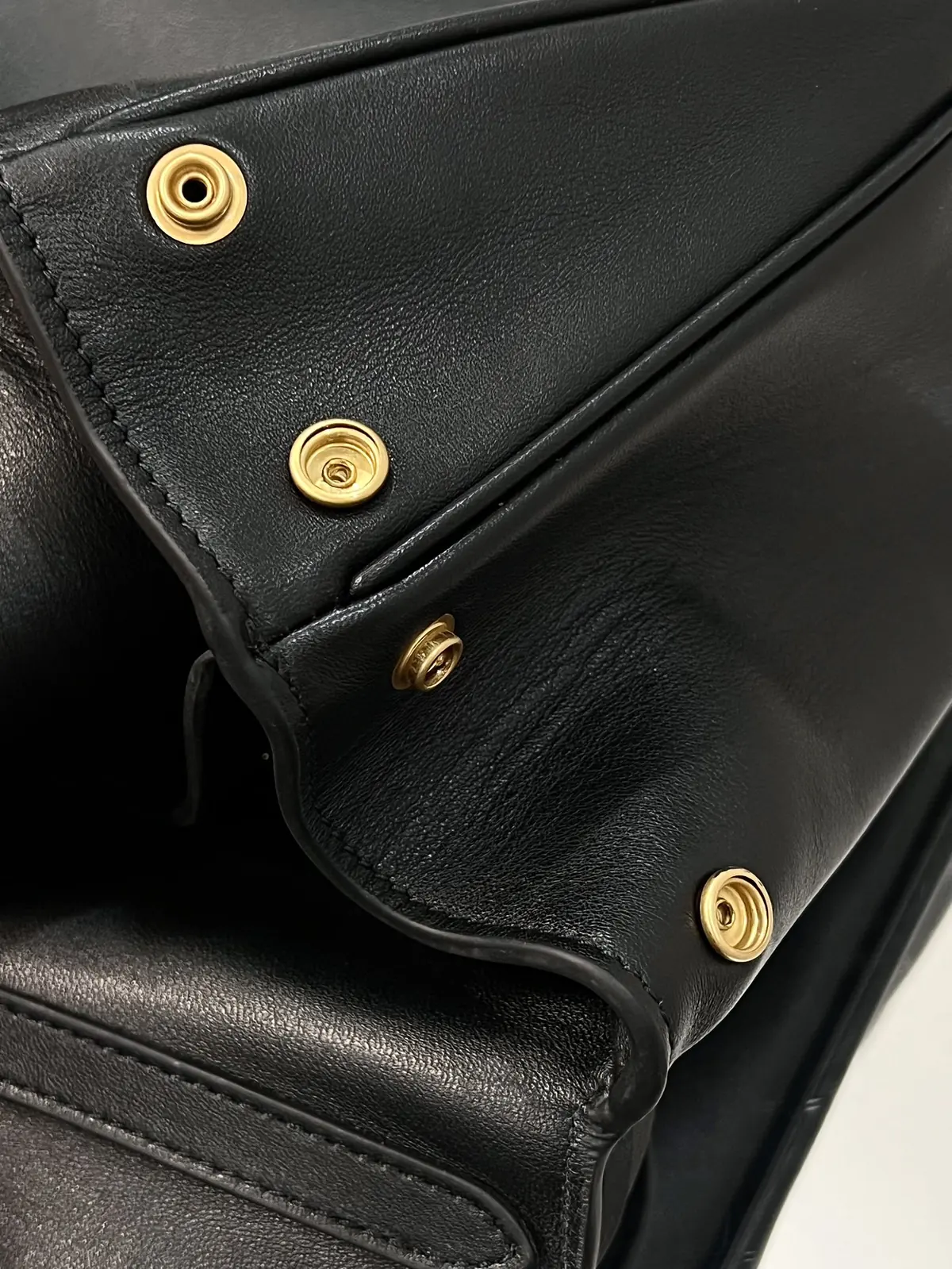 Balenciaga Style Black Leather Top Handle Bag Lookbook Reference image 6