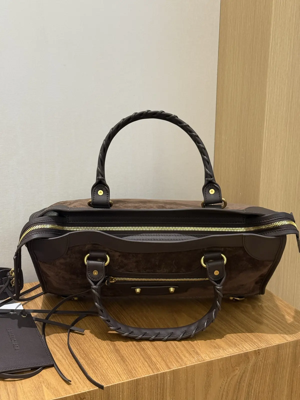 Balenciaga Style Brown Leather Bags Lookbook Reference image 5