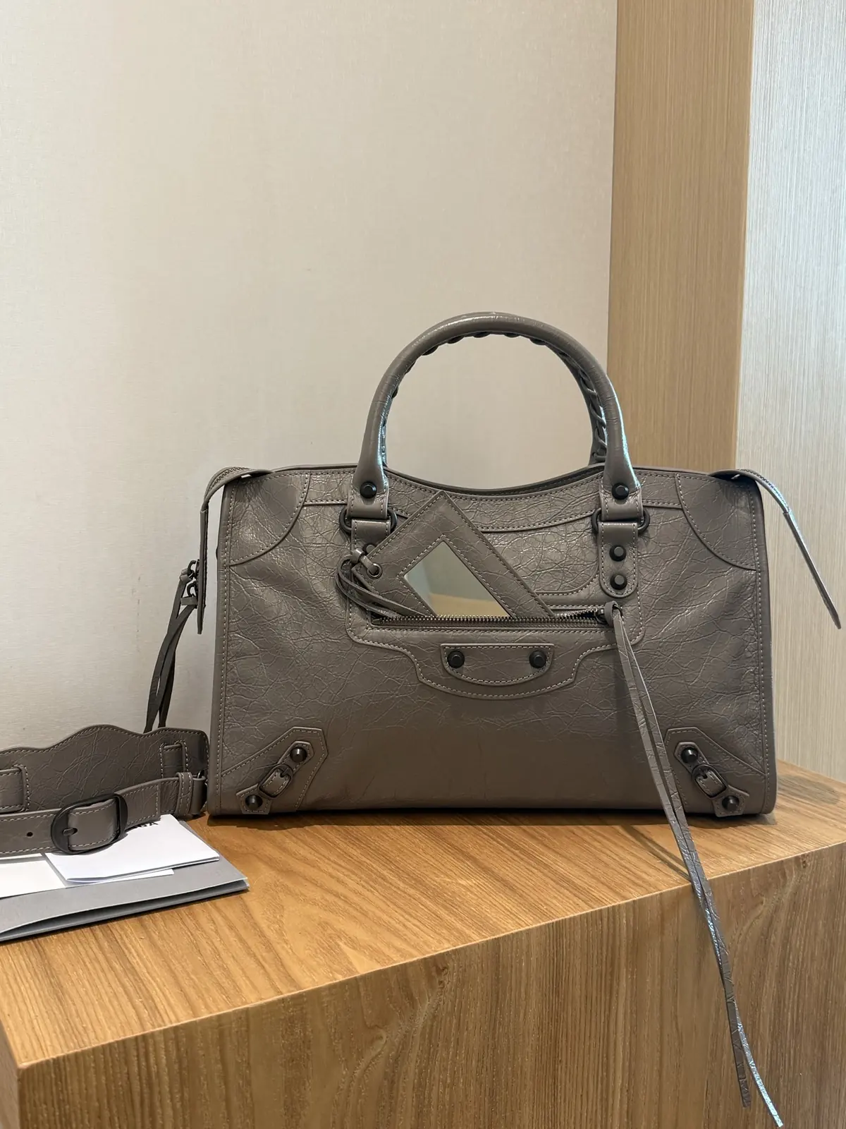 Balenciaga Style Grey Bags Lookbook Reference image 1