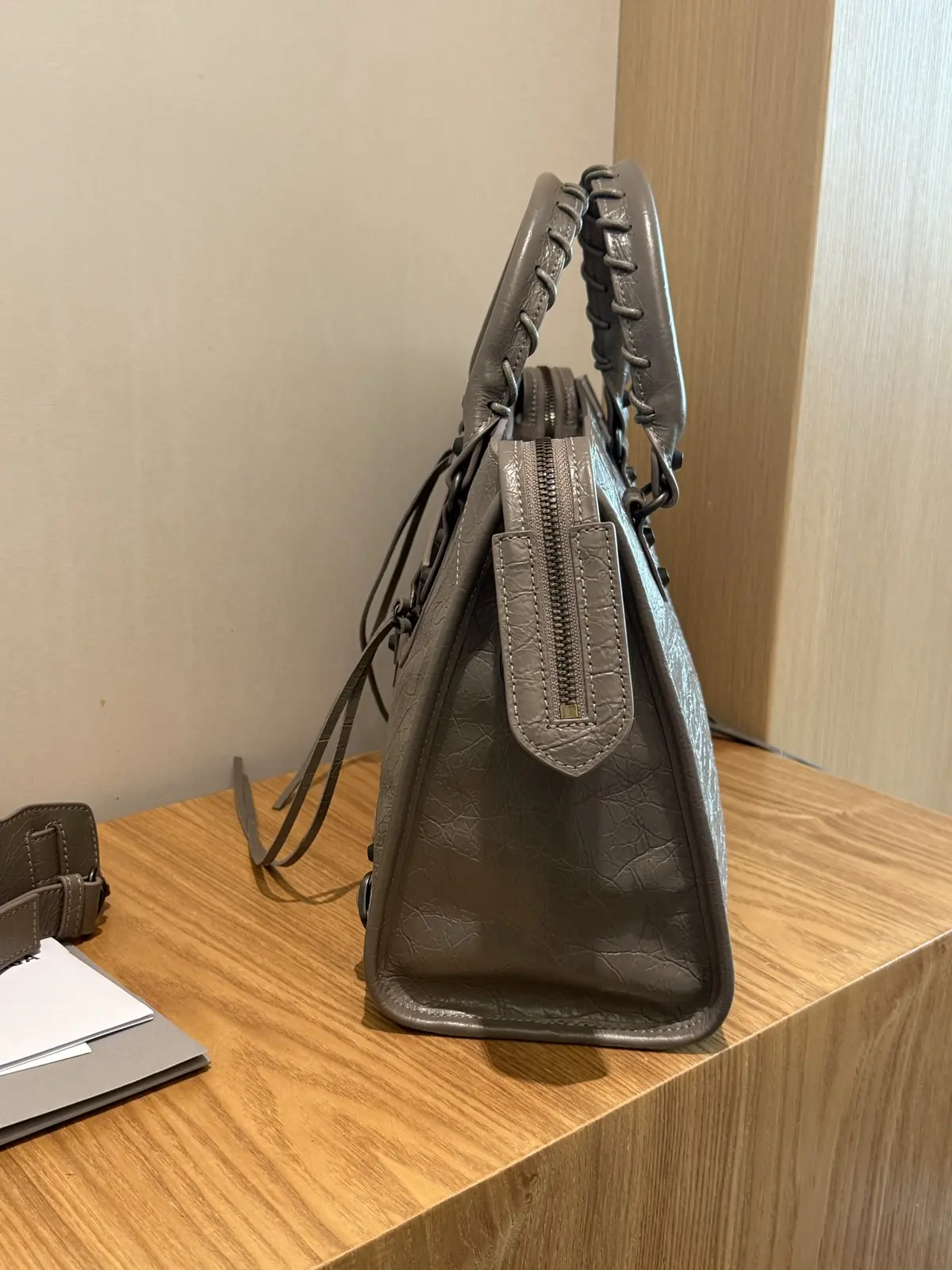 Balenciaga Style Grey Bags Lookbook Reference image 5