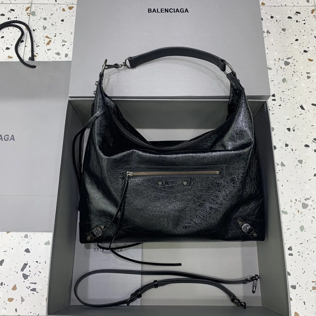 Balenciaga Style Hobo Bag Lookbook Reference image 1