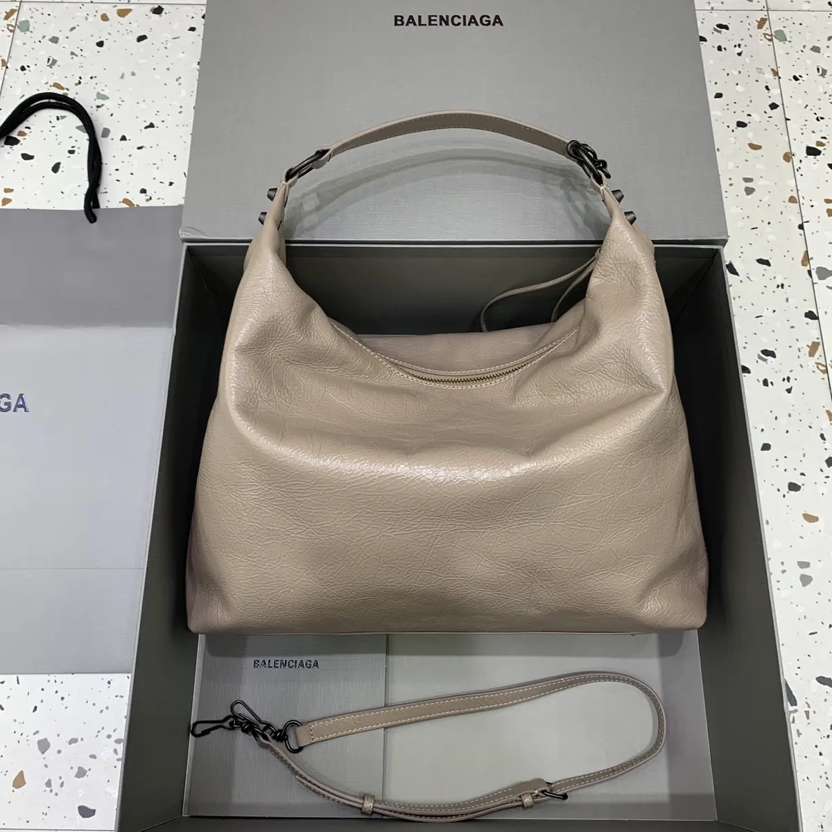 Balenciaga Style Hobo Bag Lookbook Reference image 2