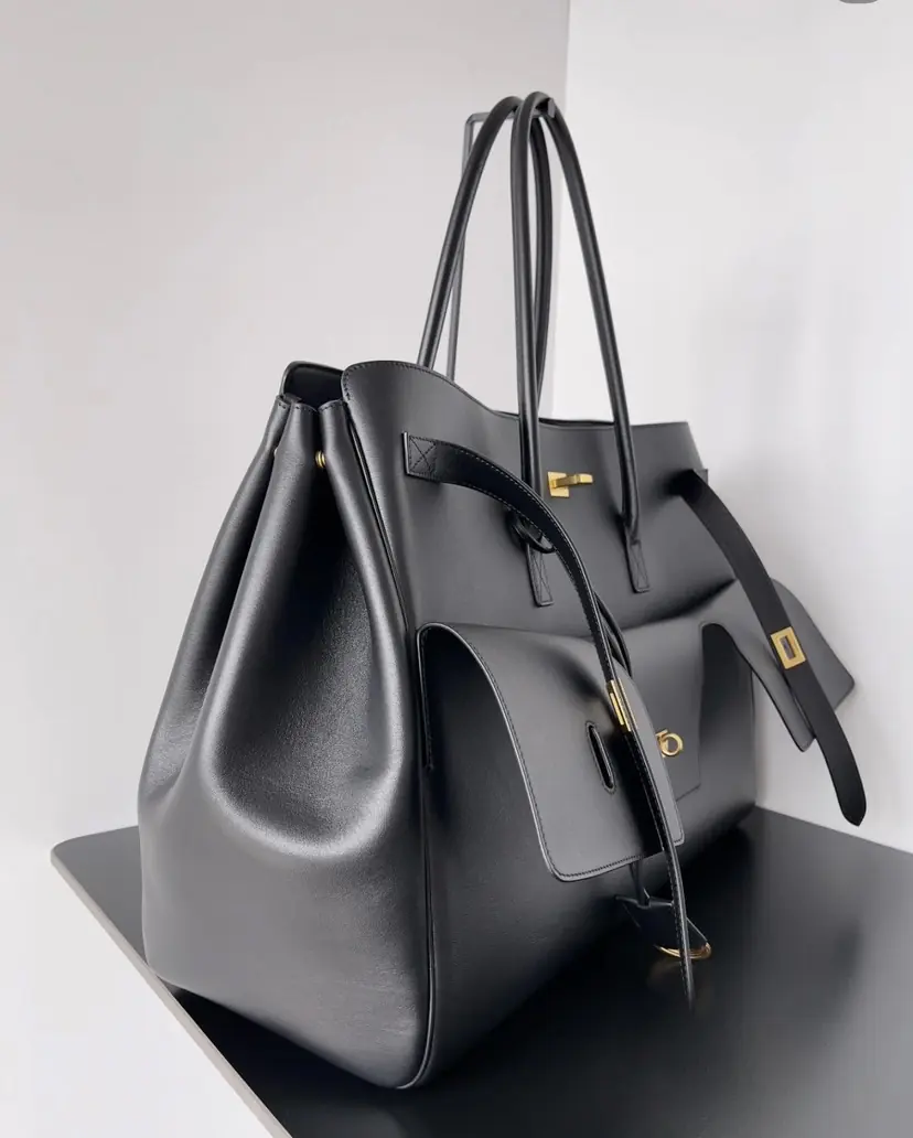 Balenciaga Style Leather Bag Lookbook Reference image 3