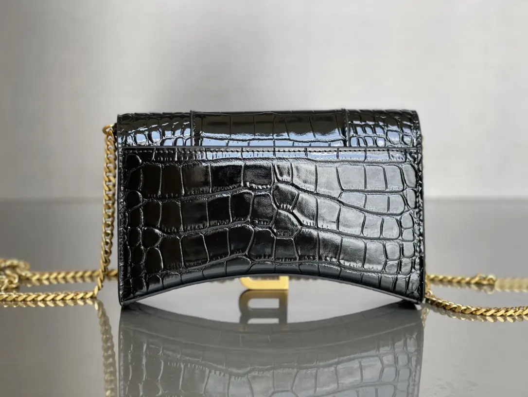 Balenciaga Style Leather Chain Bag Lookbook Reference image 3