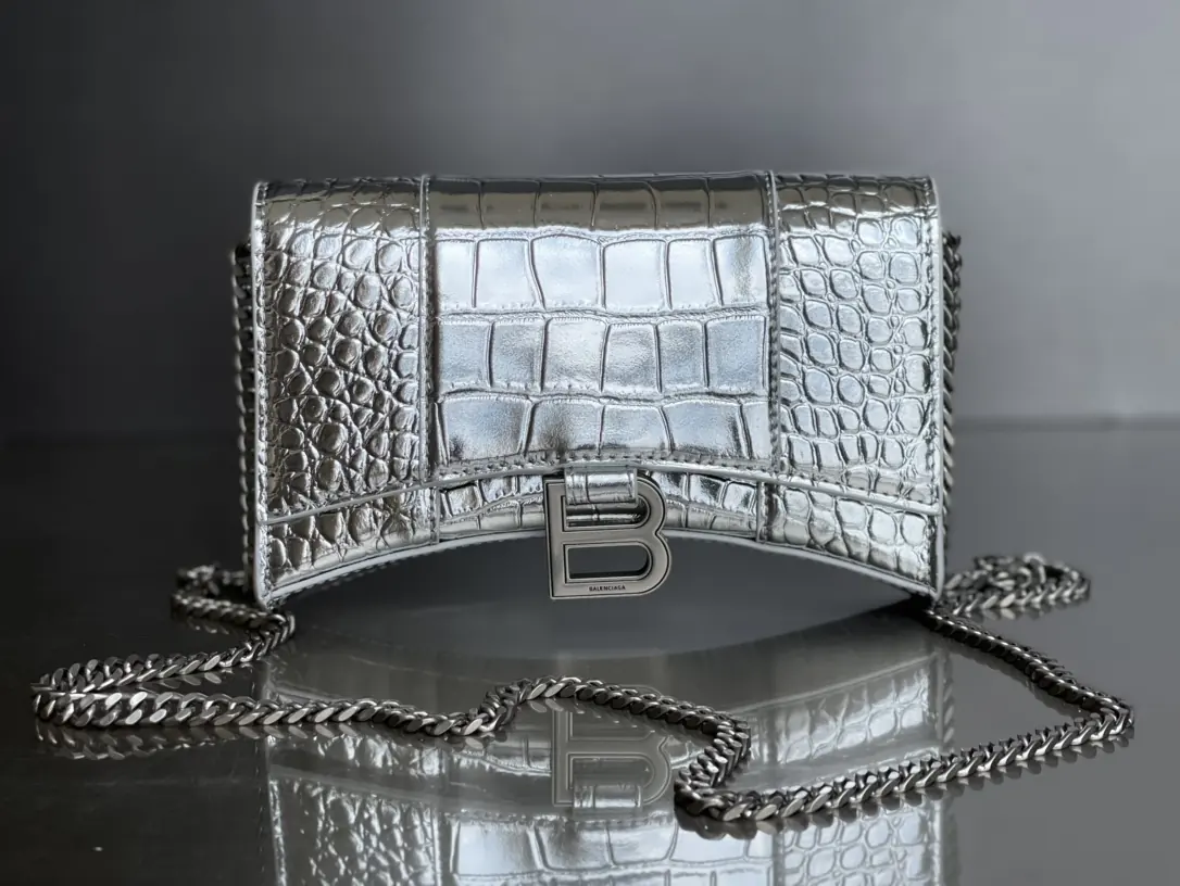 Balenciaga Style Leather Chain Bag Lookbook Reference image 2
