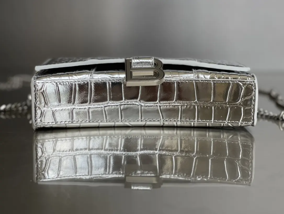 Balenciaga Style Leather Chain Bag Lookbook Reference image 3