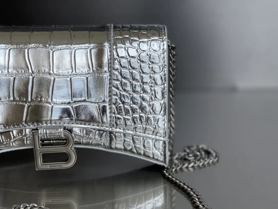 Balenciaga Style Leather Chain Bag Lookbook Reference image 5