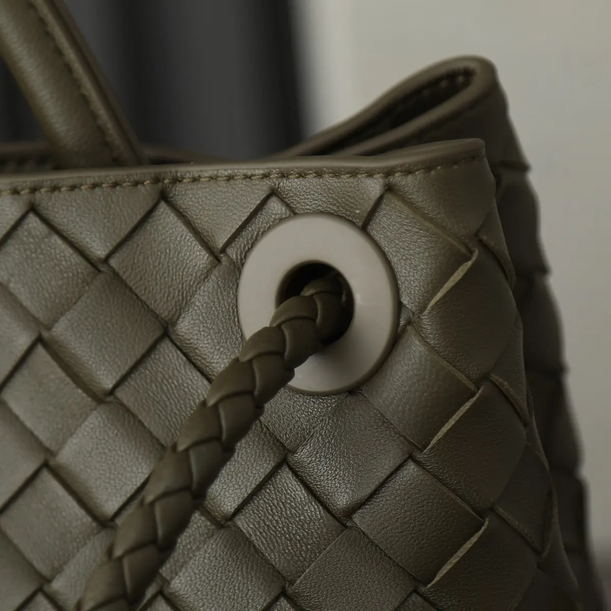 Bottega Veneta Style Beige Leather Bag Lookbook Reference image 3