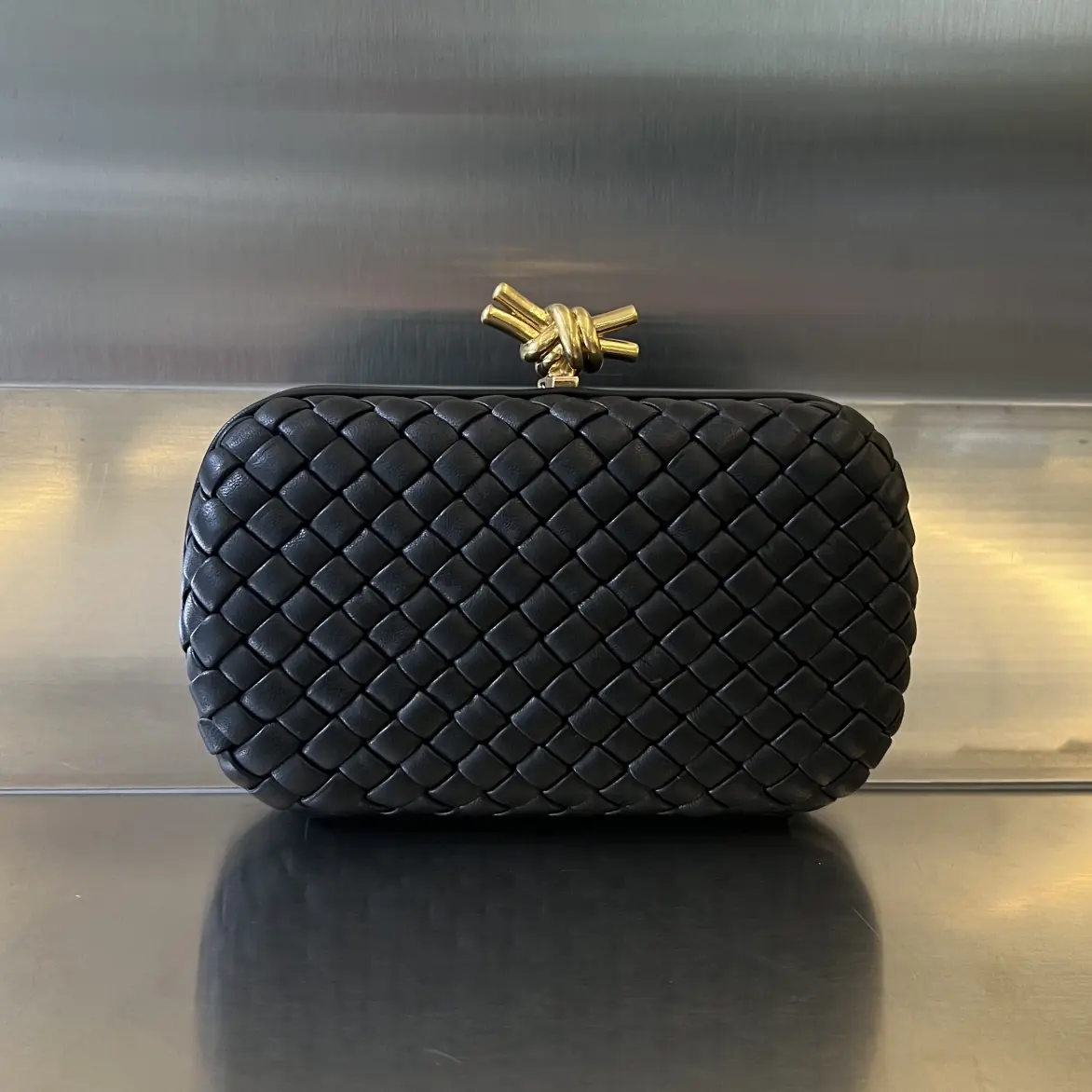 Bottega Veneta Style Leather Clutch Lookbook Reference image 1
