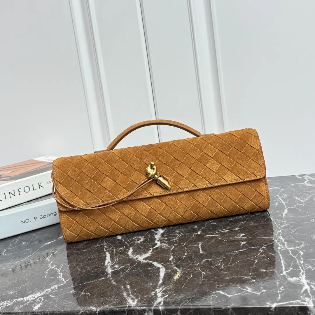Bottega Veneta Style Leather Top Handle Bag Lookbook Reference image 1