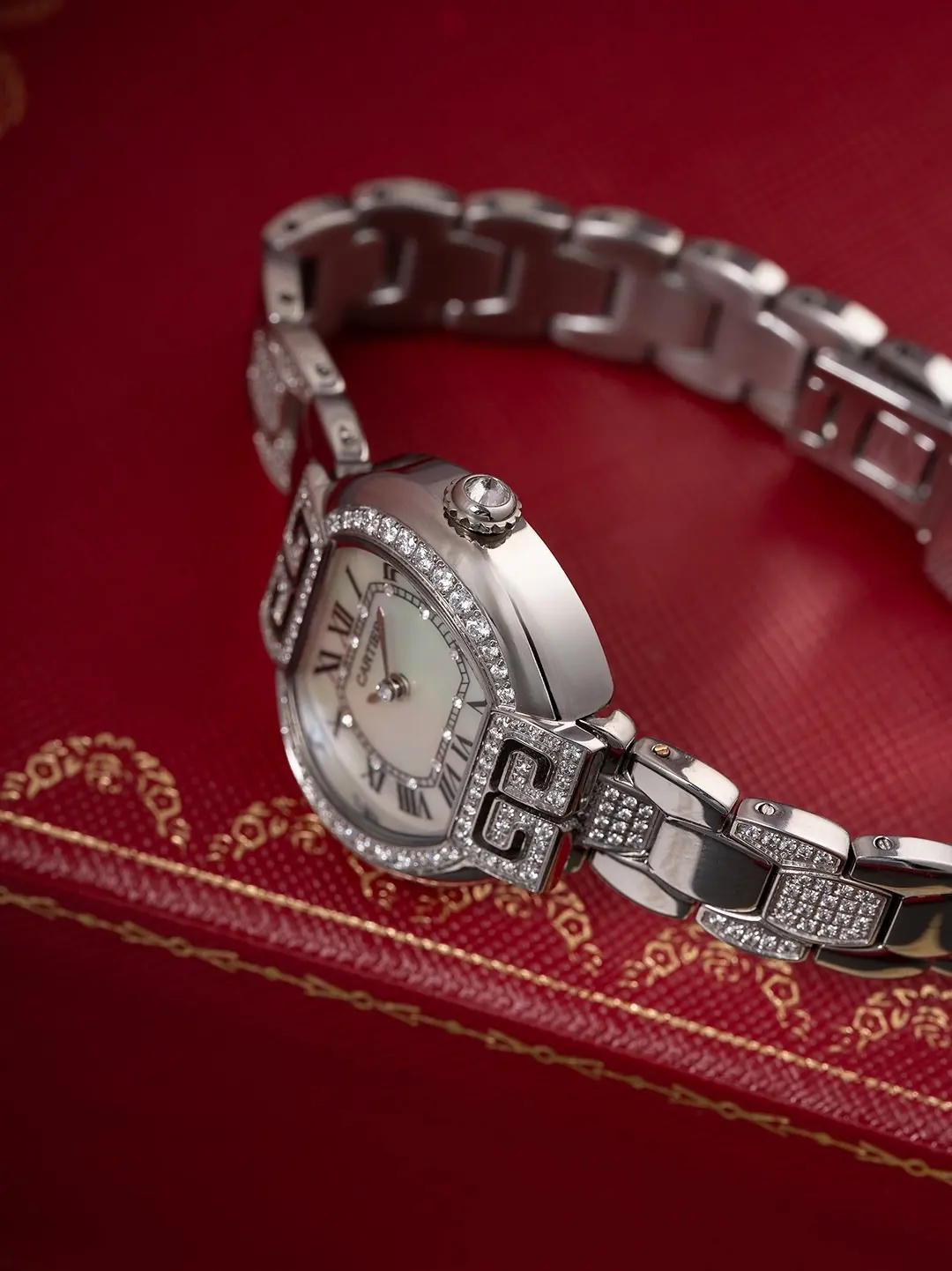 Cartier Style Blue Leather Watches Lookbook Reference image 6