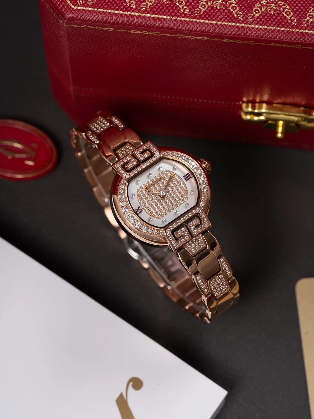 Cartier Style Blue Leather Watches Lookbook Reference image 2