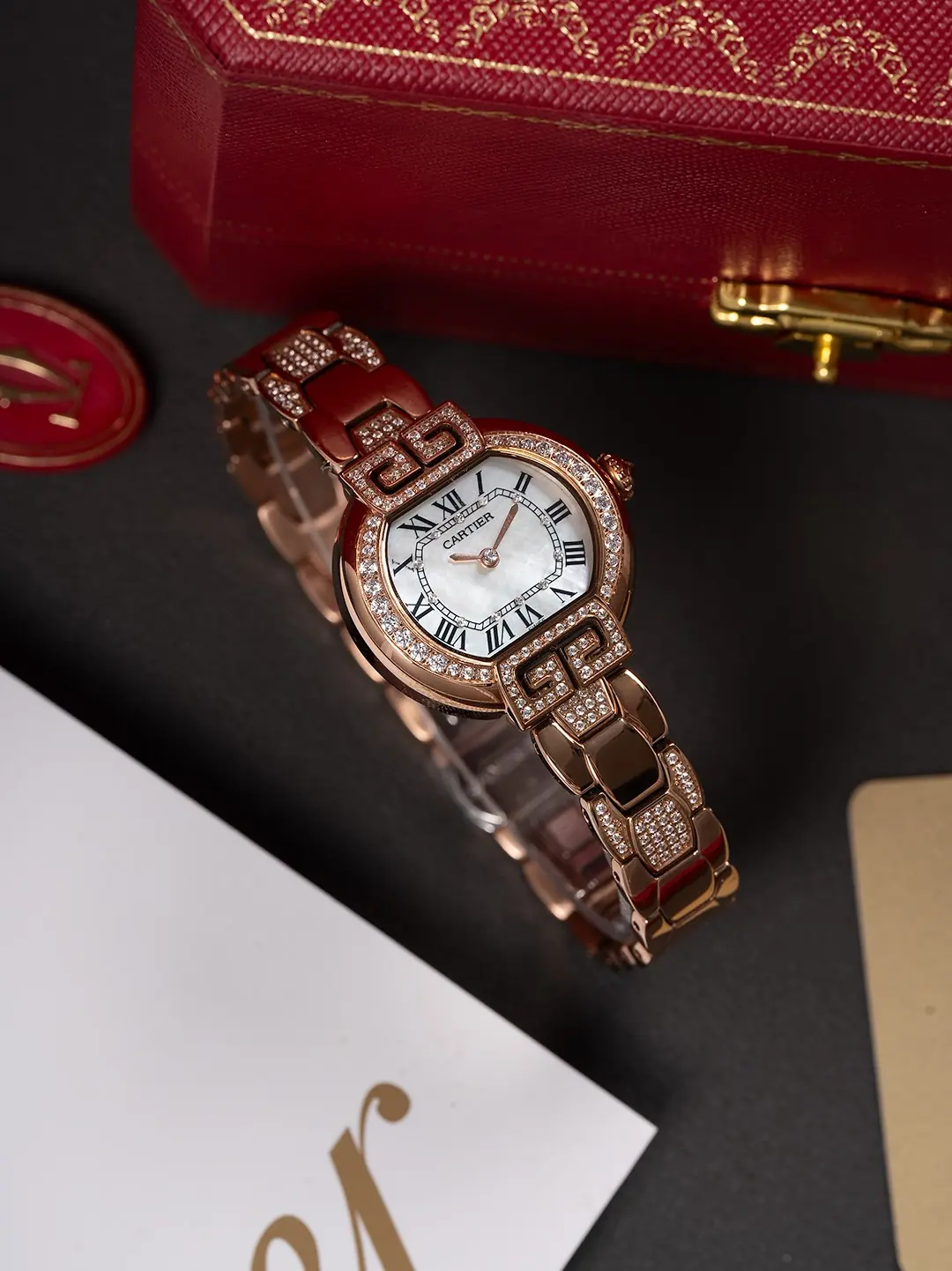Cartier Style Blue Leather Watches Lookbook Reference image 3