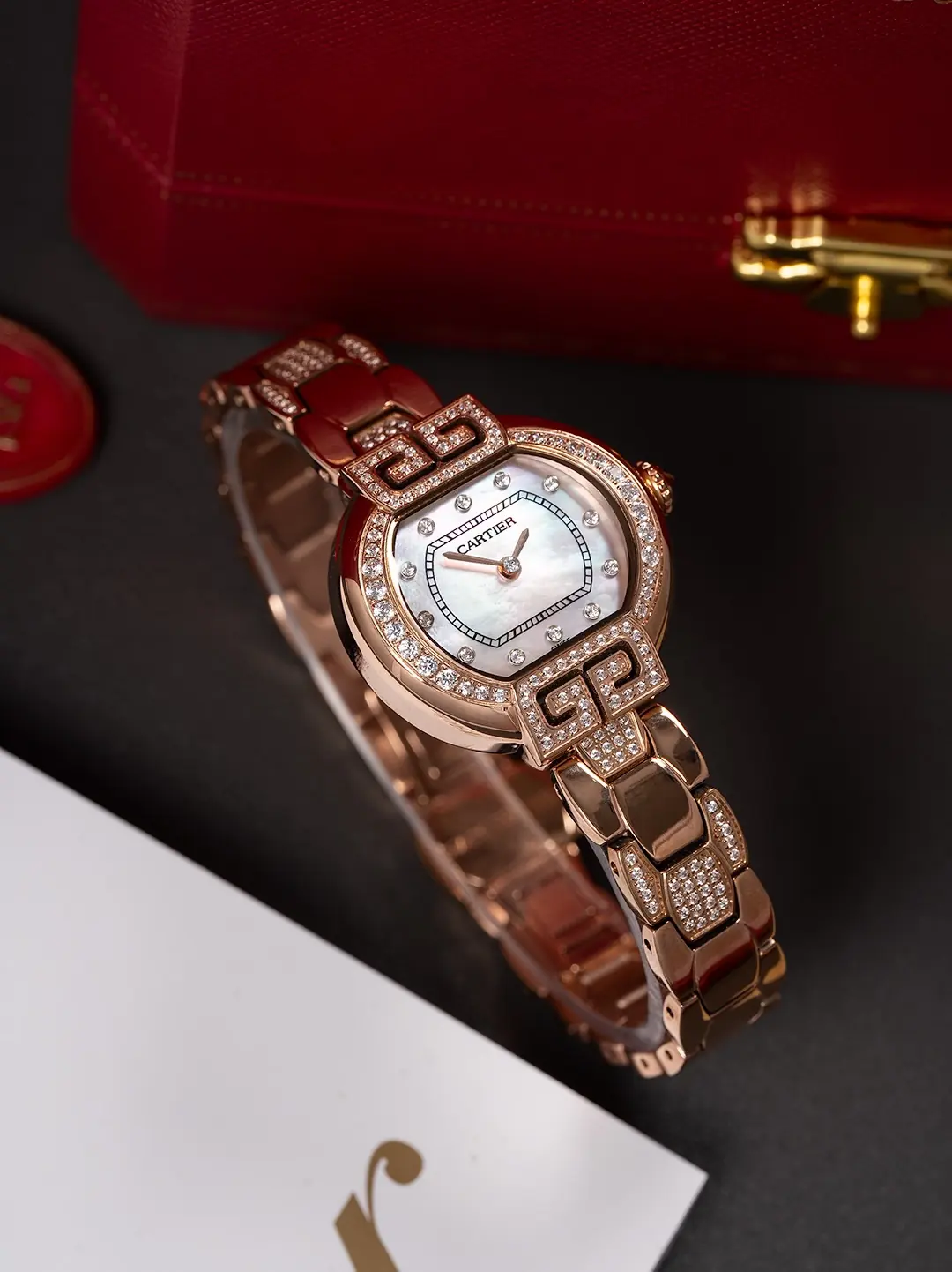 Cartier Style Blue Leather Watches Lookbook Reference image 5