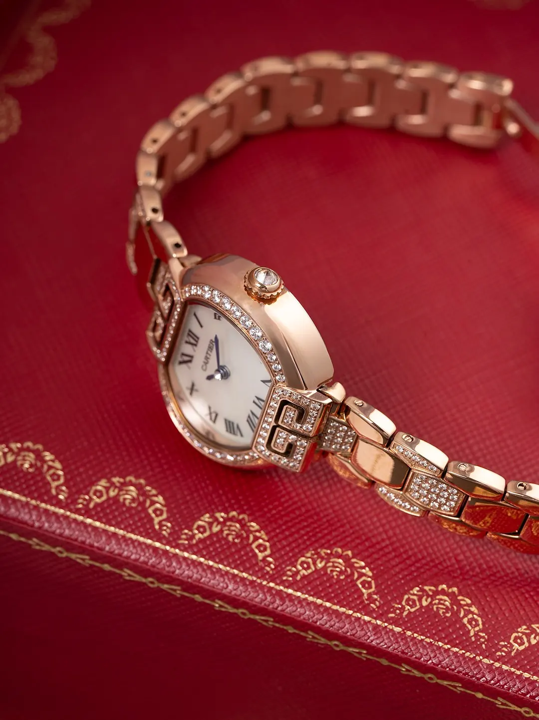 Cartier Style Blue Leather Watches Lookbook Reference image 6