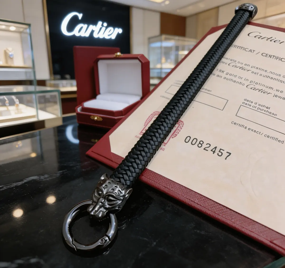 Cartier Style Gold Leather Accessories Lookbook Reference image 4
