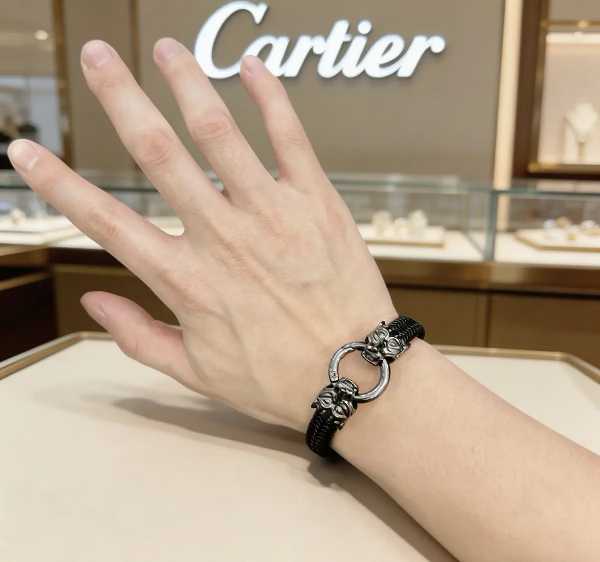 Cartier Style Gold Leather Accessories Lookbook Reference image 5