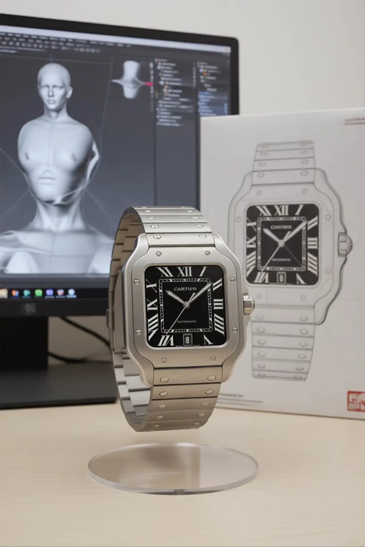 Cartier Style Gold Watches Lookbook Reference image 2