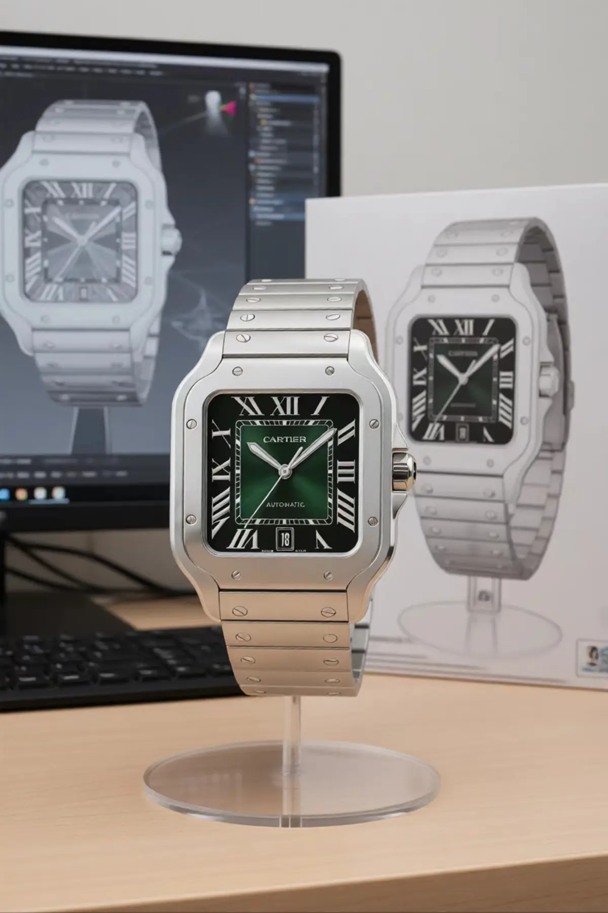 Cartier Style Gold Watches Lookbook Reference image 4