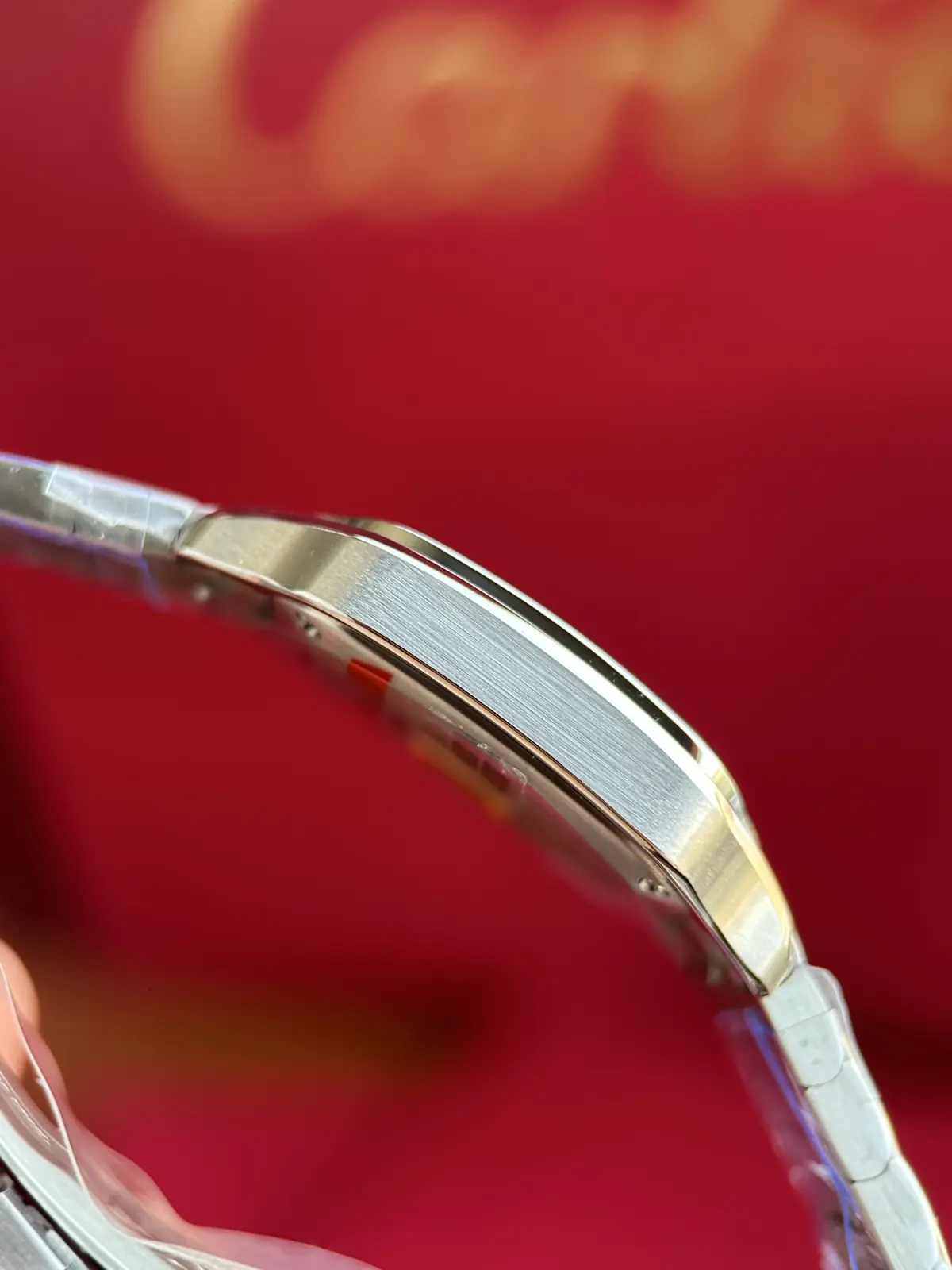Cartier Style Grey Leather Watches Lookbook Reference image 5