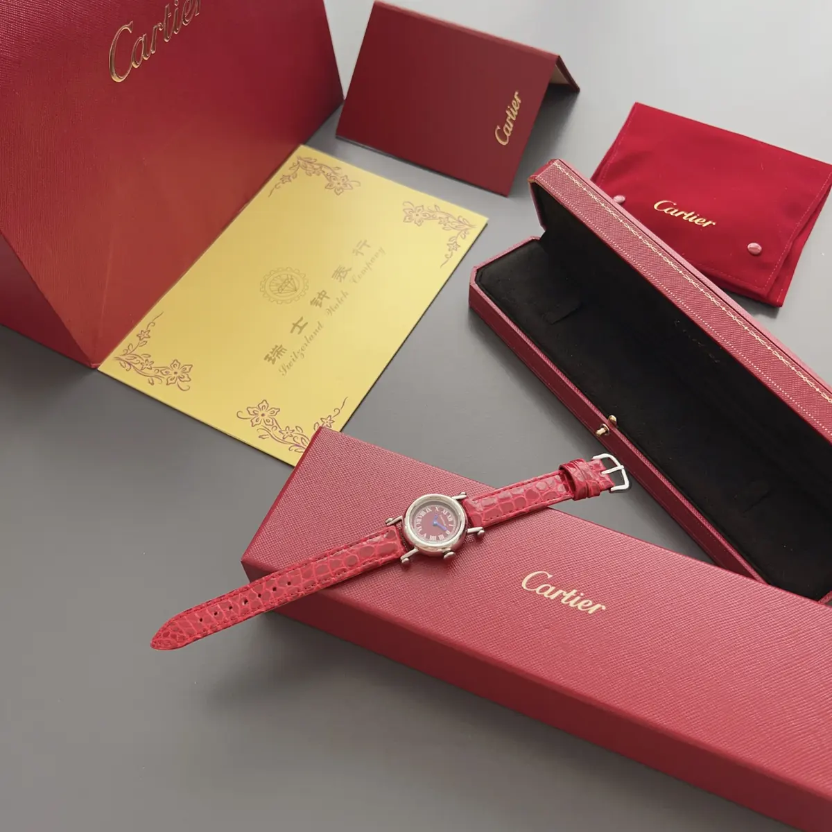 Cartier Style White Leather Watches Lookbook Reference image 1