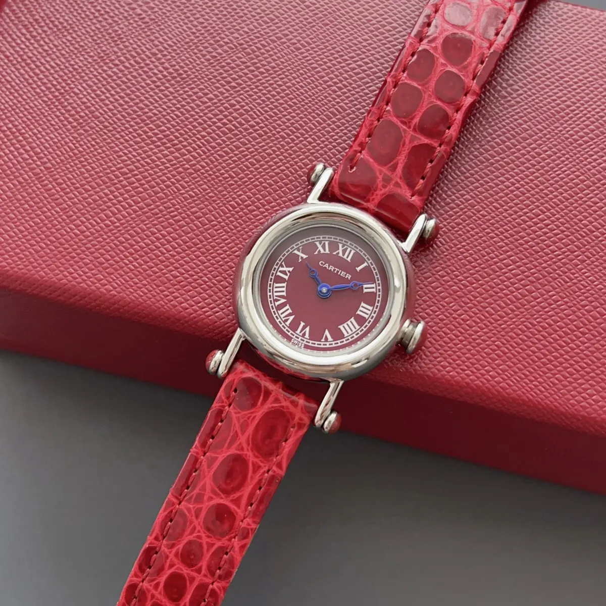 Cartier Style White Leather Watches Lookbook Reference image 2