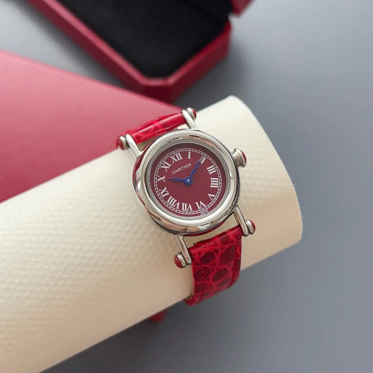 Cartier Style White Leather Watches Lookbook Reference image 3