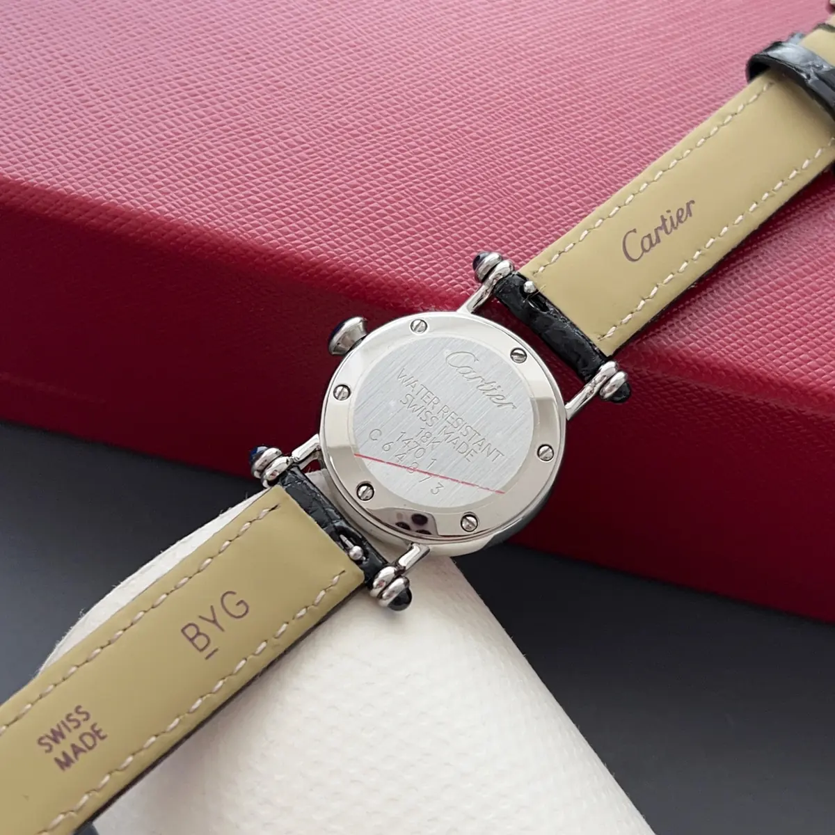 Cartier Style White Leather Watches Lookbook Reference image 6