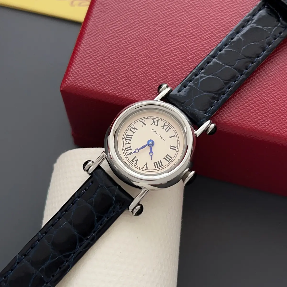 Cartier Style White Leather Watches Lookbook Reference image 2