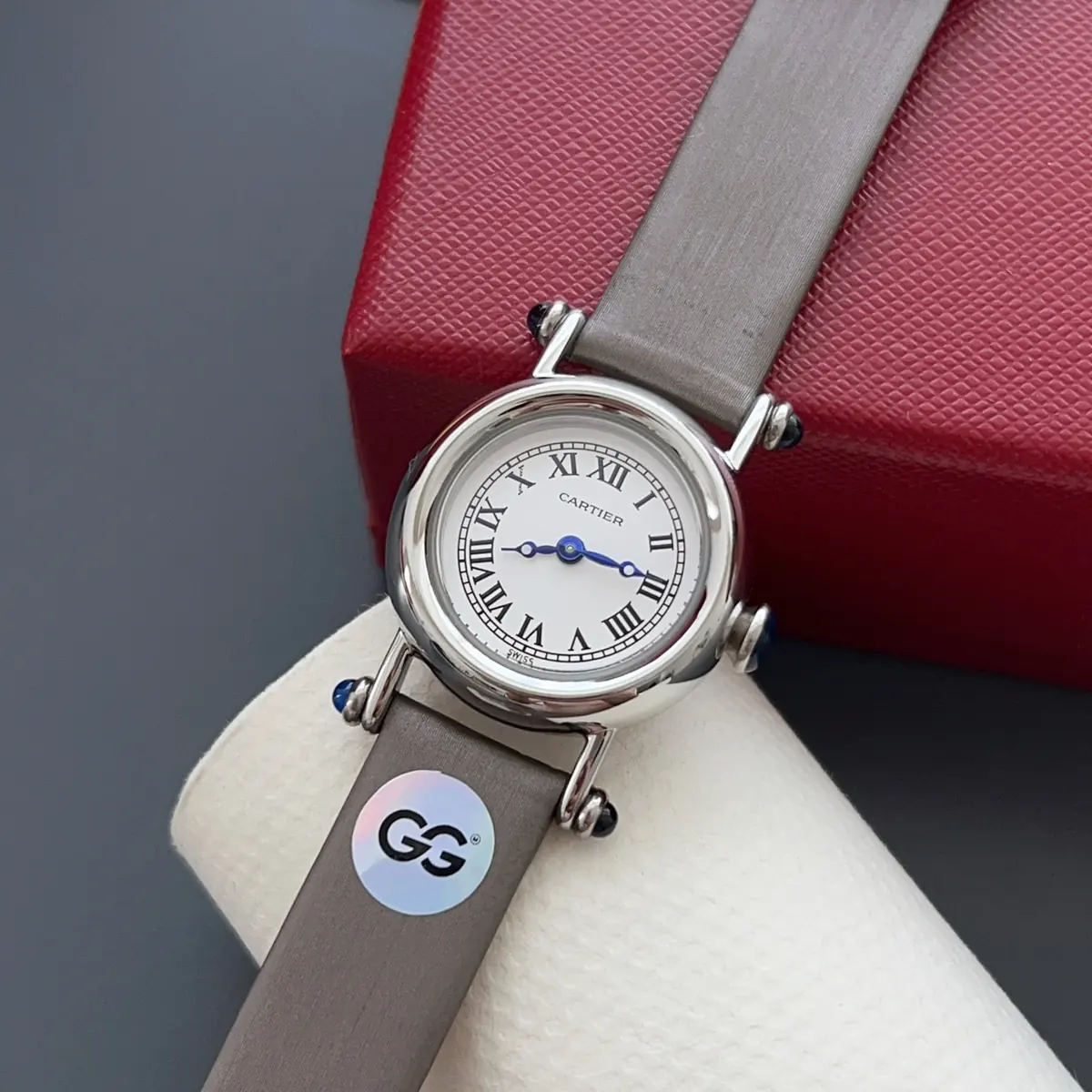 Cartier Style White Leather Watches Lookbook Reference image 2