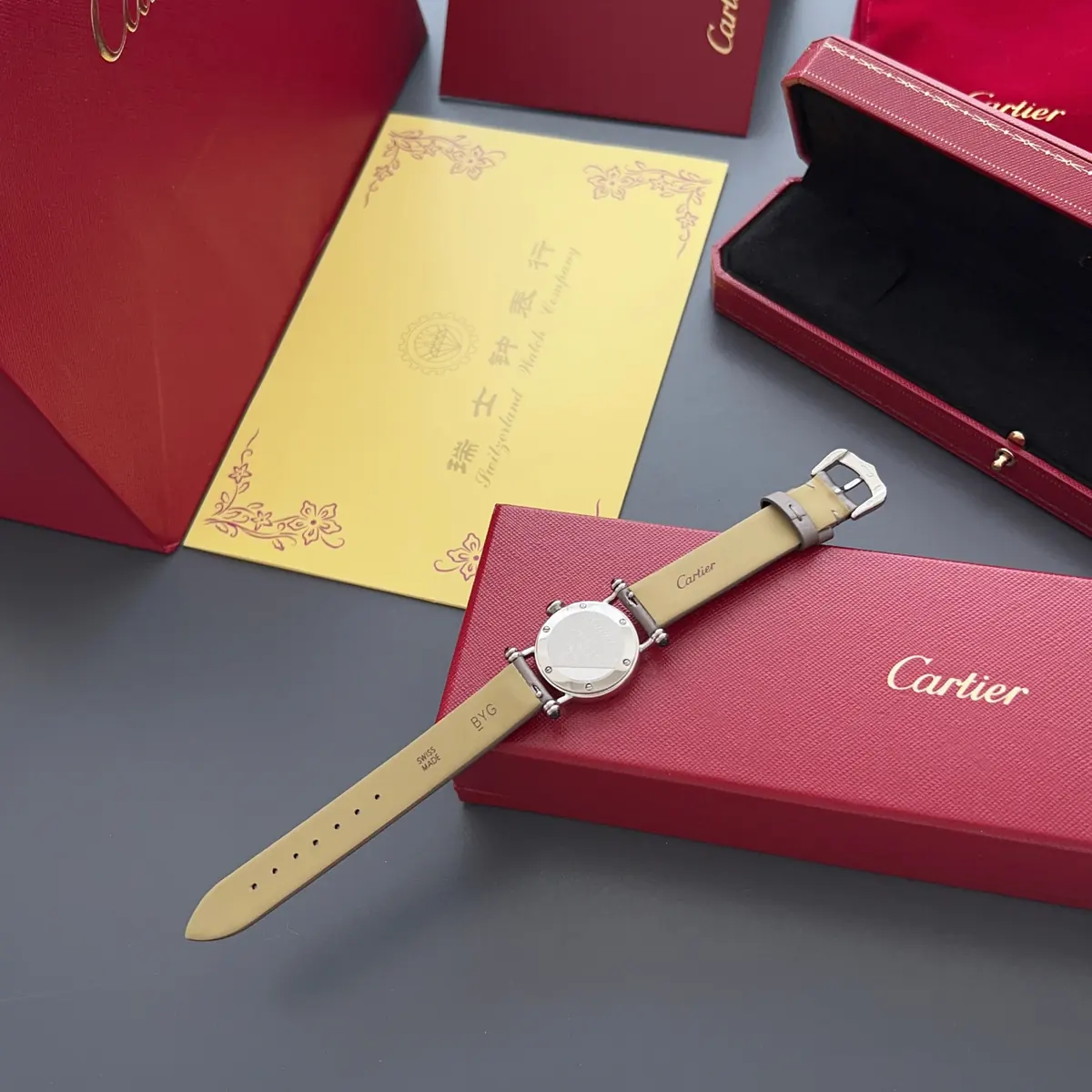 Cartier Style White Leather Watches Lookbook Reference image 5
