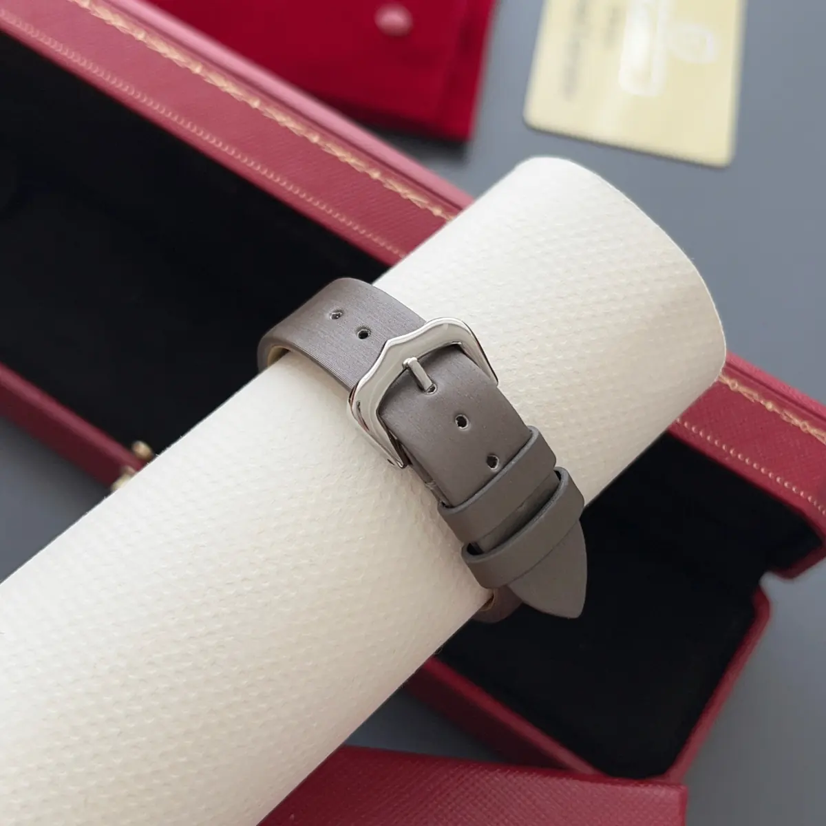 Cartier Style White Leather Watches Lookbook Reference image 6